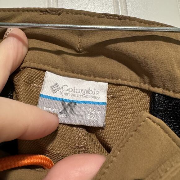 Columbia Brown Landroamer Pants Mens 42/32 - Picture 5 of 7